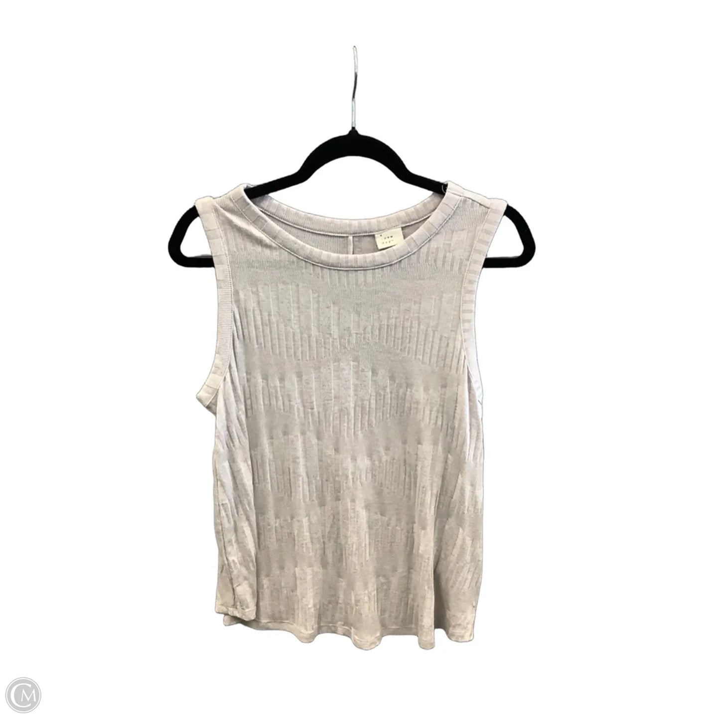 Top Sleeveless By A New Day In Tan, Size: L