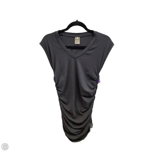 Athletic Top Short Sleeve By Calia In Black, Size: S
