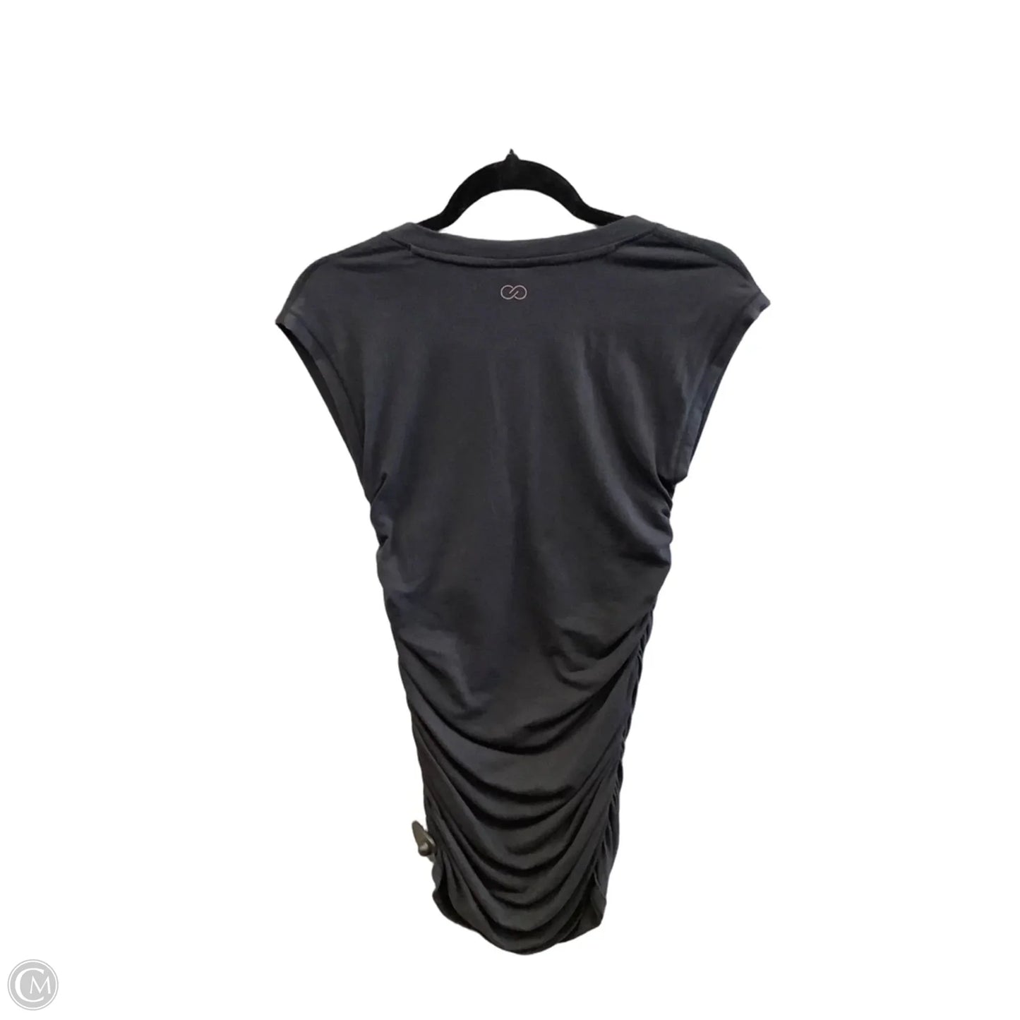 Athletic Top Short Sleeve By Calia In Black, Size: S