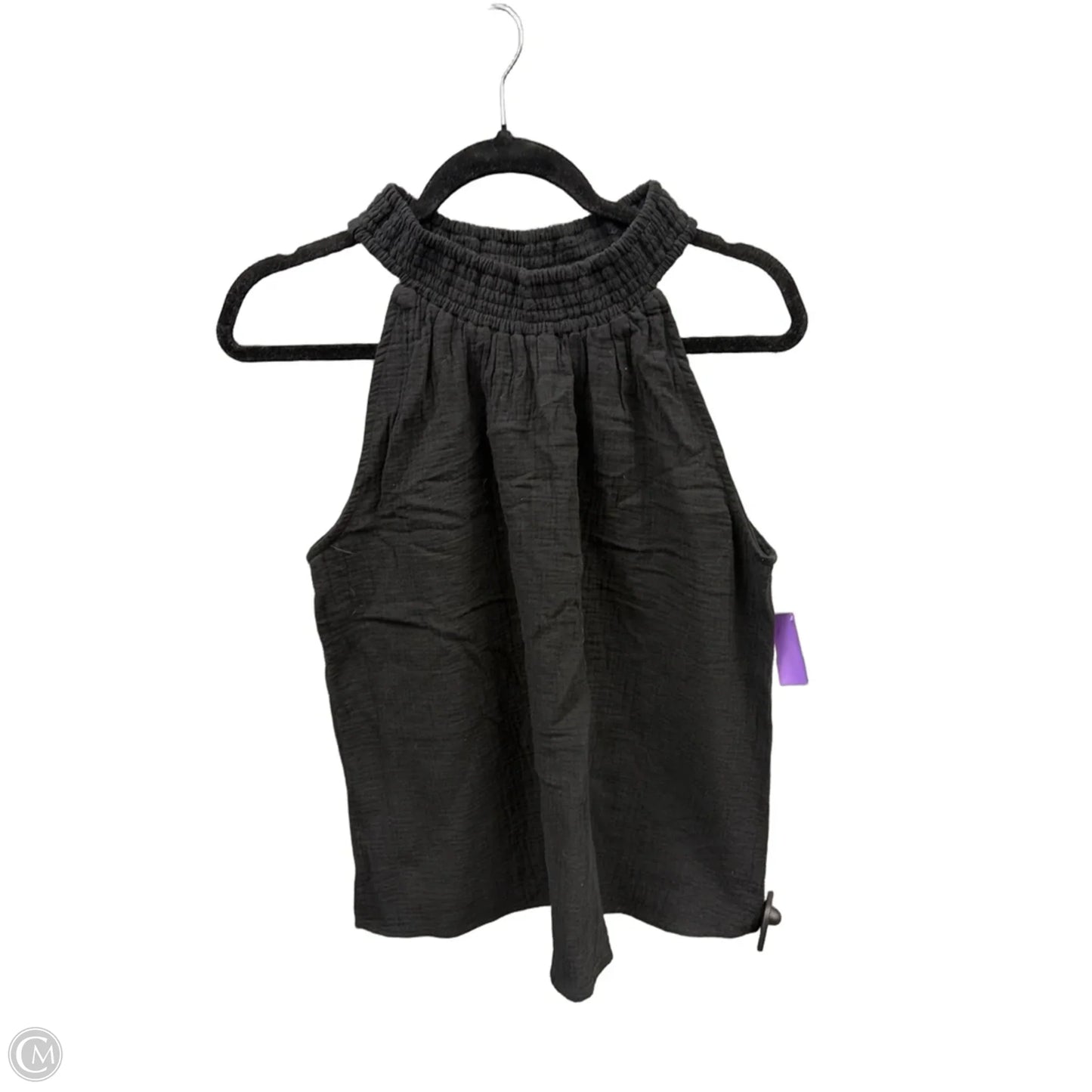 Top Sleeveless By Clothes Mentor In Black, Size: L