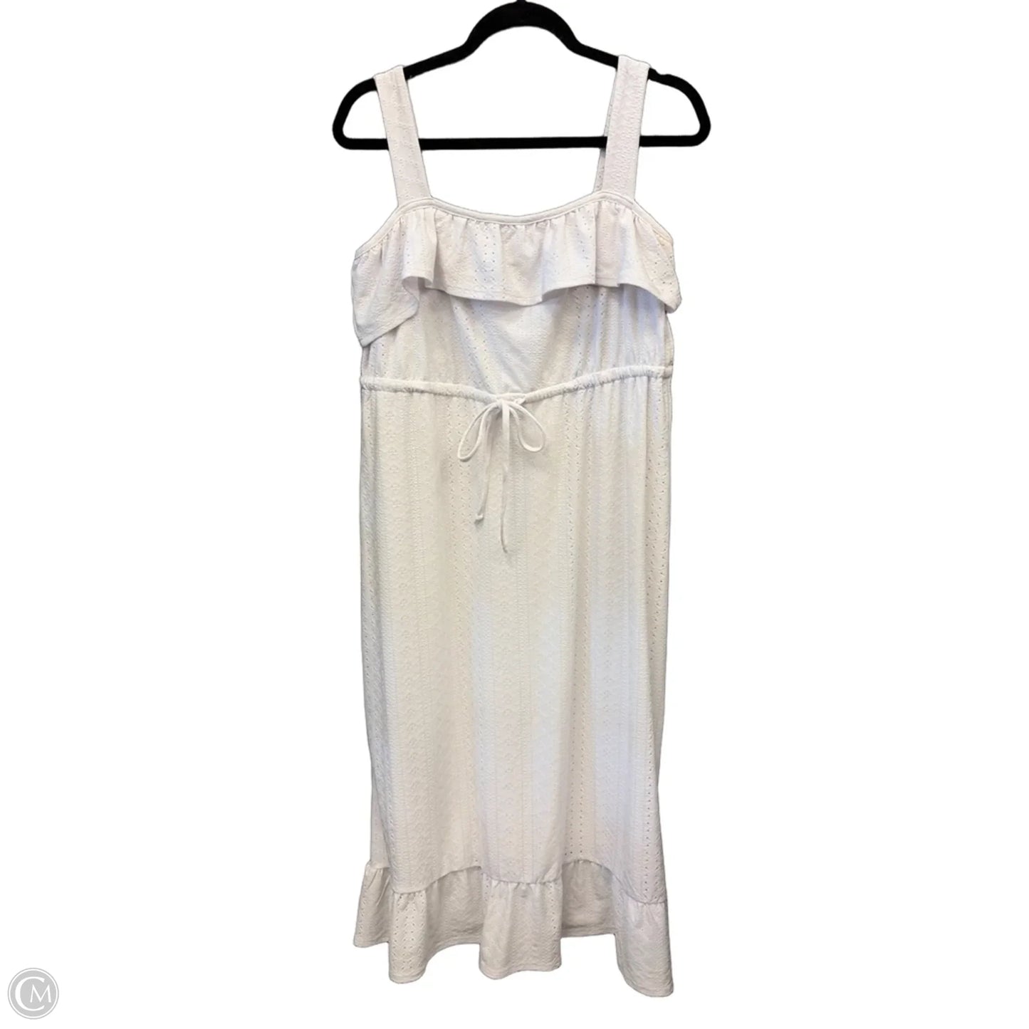 Dress Casual Maxi By Adyson Parker In White, Size: L