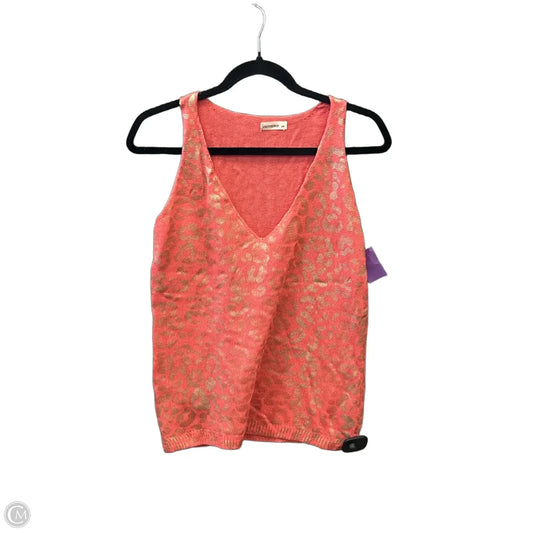 Top Sleeveless By Andthewhy In Pink, Size: S