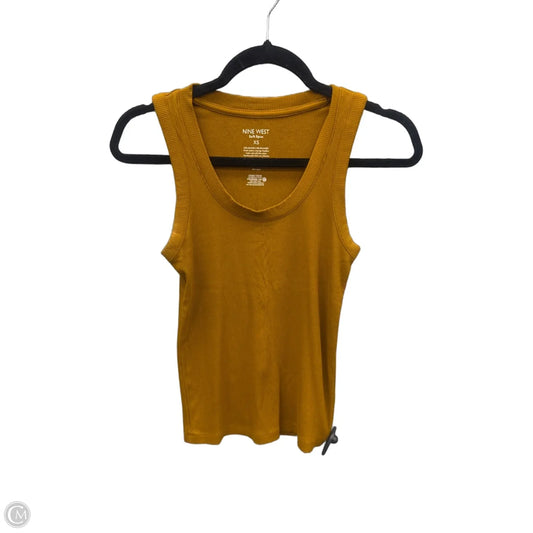 Top Sleeveless By Nine West In Orange, Size: Xs