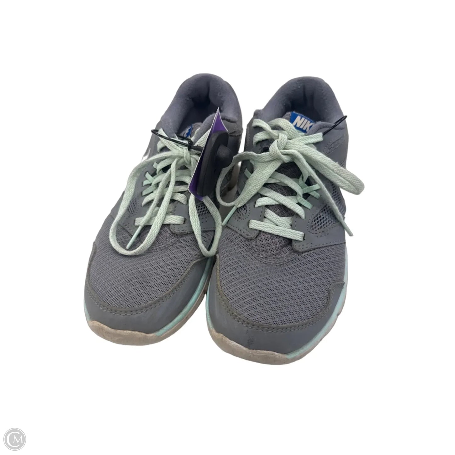 Shoes Athletic By Nike In Green & Grey, Size: 7.5