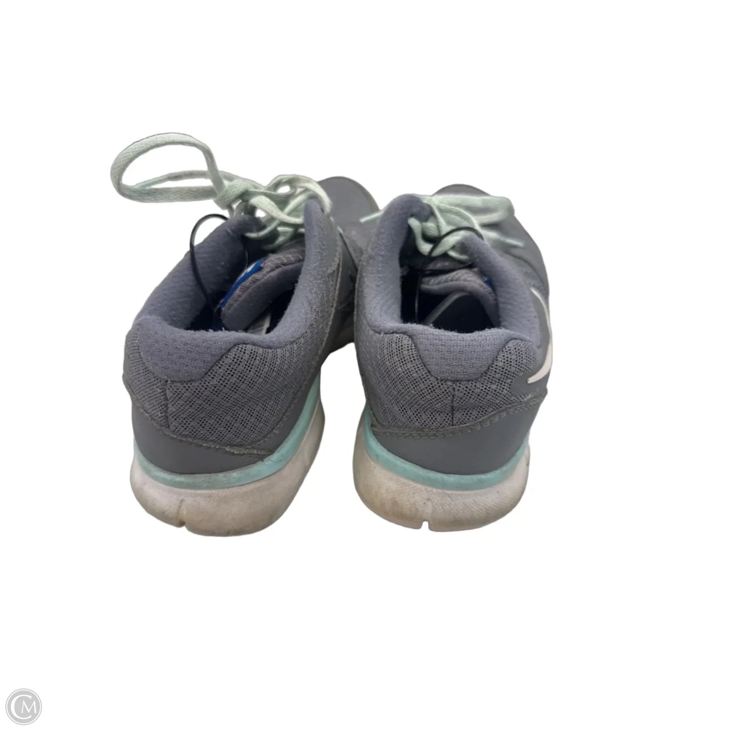 Shoes Athletic By Nike In Green & Grey, Size: 7.5