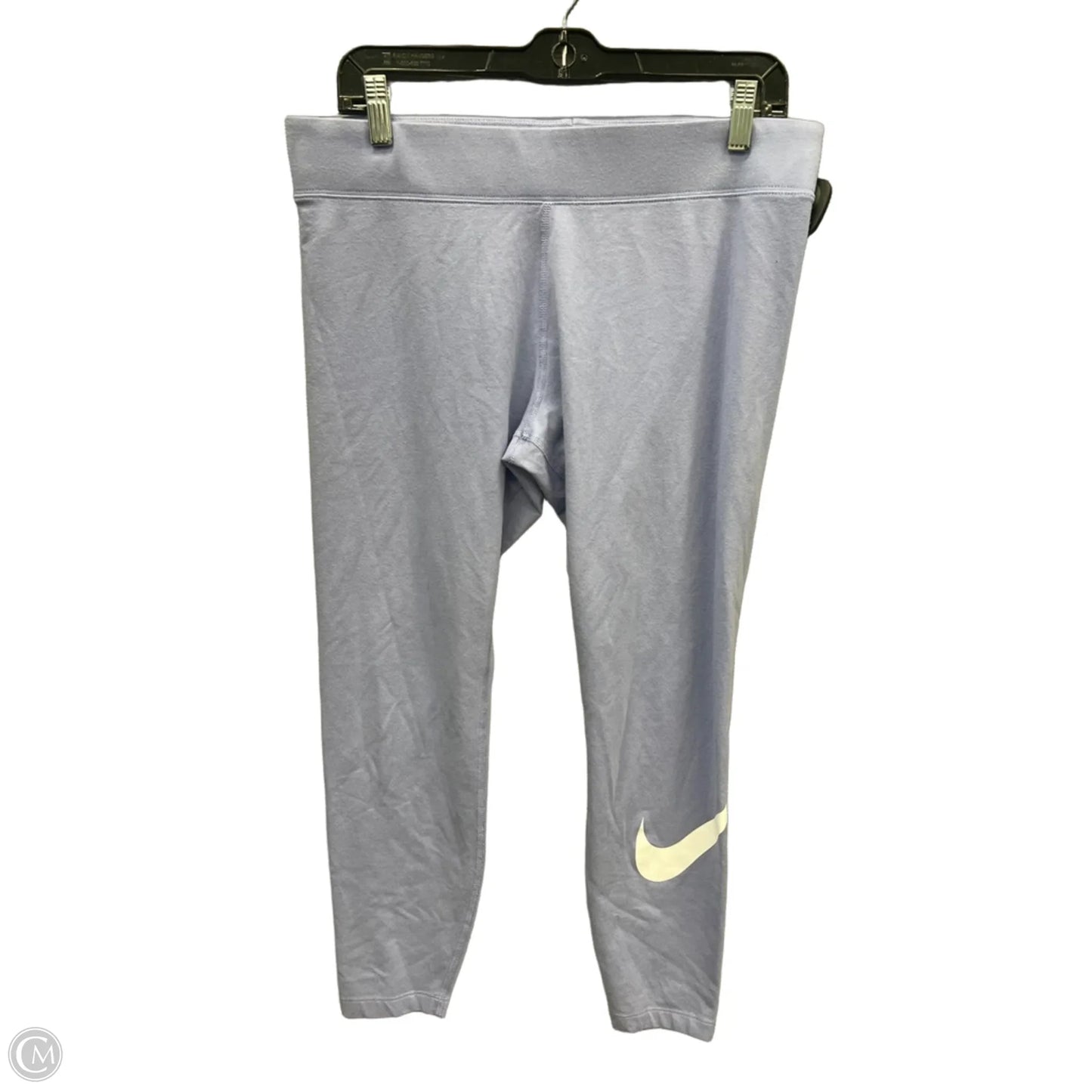 Athletic Leggings By Nike Apparel In Purple, Size: Xl