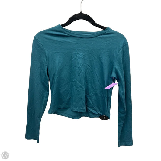 Top Long Sleeve Basic By Wild Fable In Green, Size: Xs