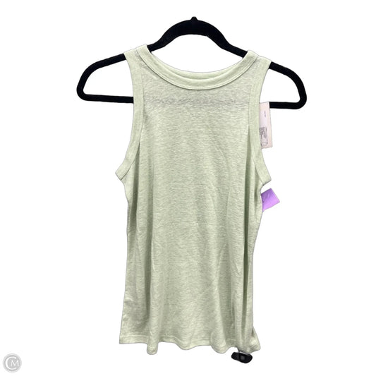 Top Sleeveless Basic By A New Day In Green, Size: Xs