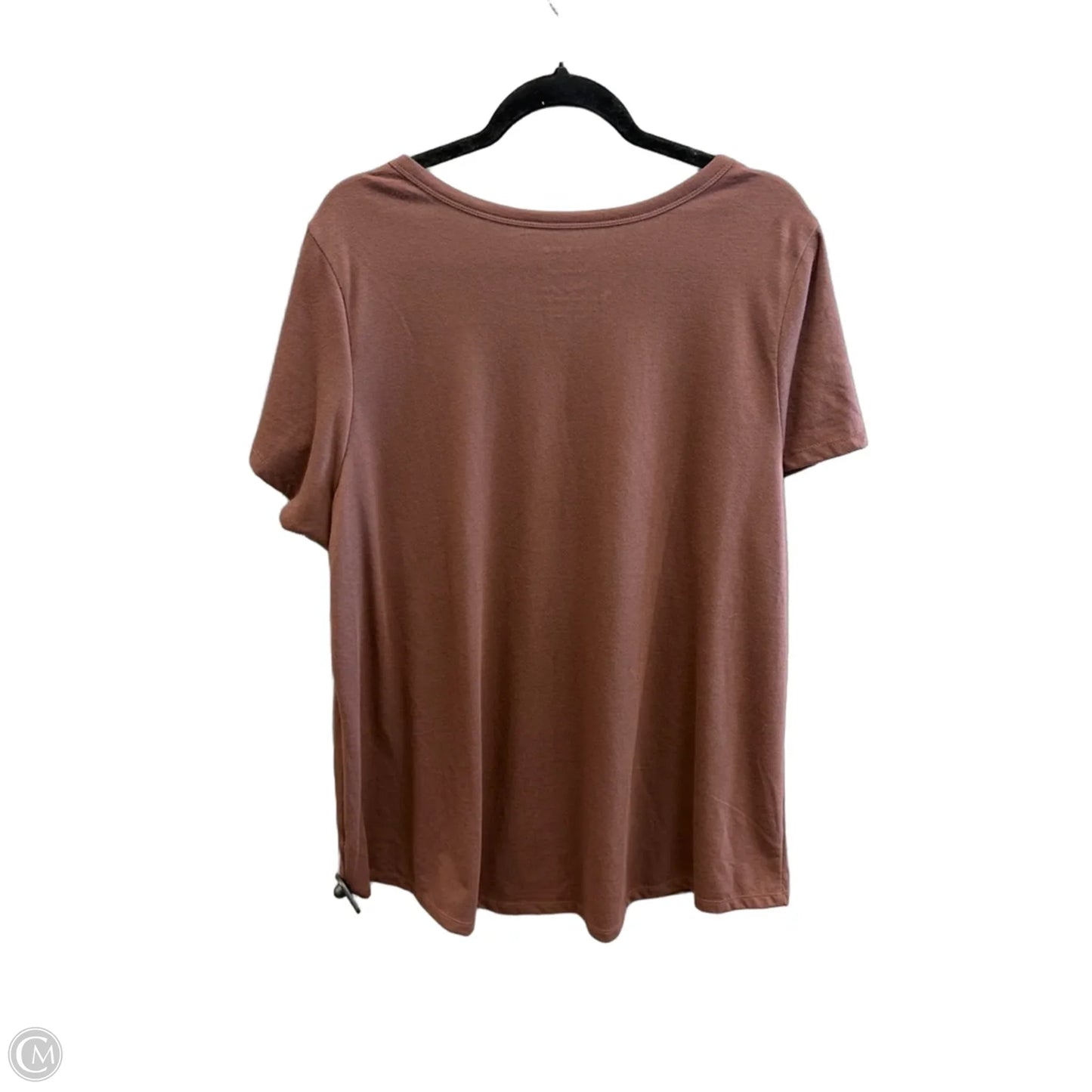 Top Short Sleeve Basic By Torrid In Brown, Size: 3x