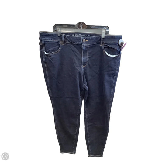 Jeans Jeggings By Maurices In Blue Denim, Size: 22