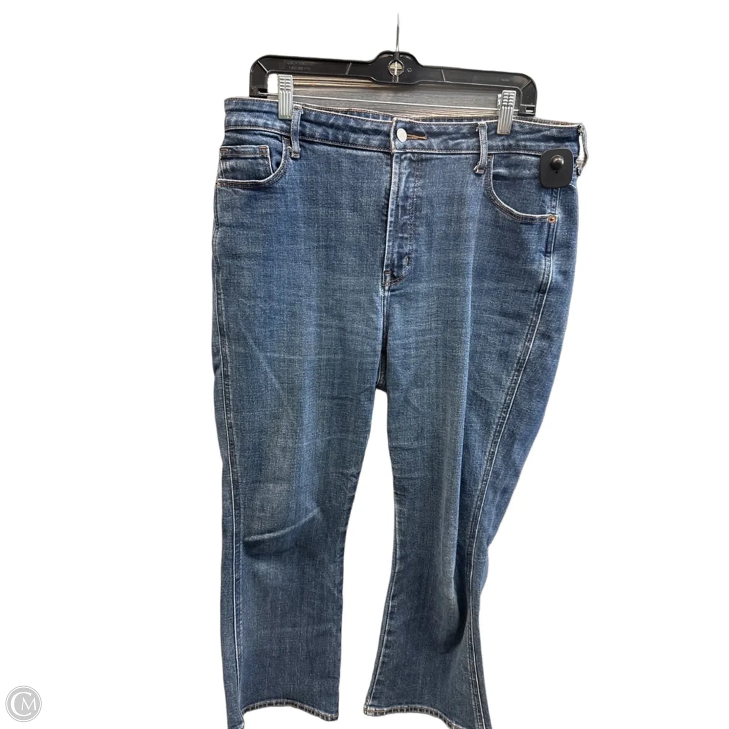 Jeans Flared By Old Navy In Blue Denim, Size: 14