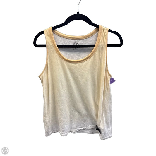 Top Sleeveless By Maurices In Yellow, Size: M