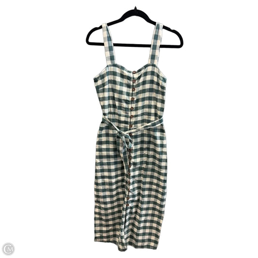 Dress Casual Midi By Mng In Plaid Pattern, Size: S