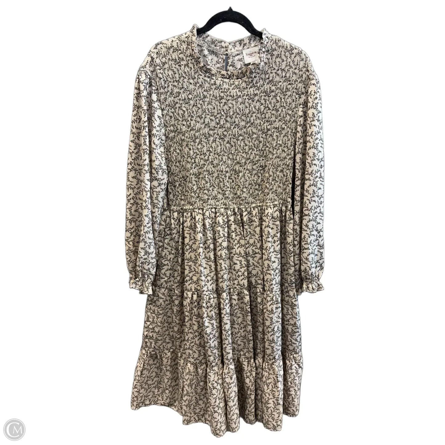 Dress Casual Midi By Hayden La In Tan, Size: 2x
