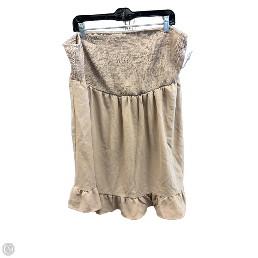 Dress Casual Short By Shein In Brown, Size: 3x