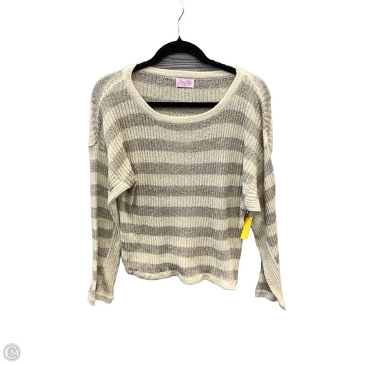 Top Long Sleeve By Pink Lily In Striped Pattern, Size: S