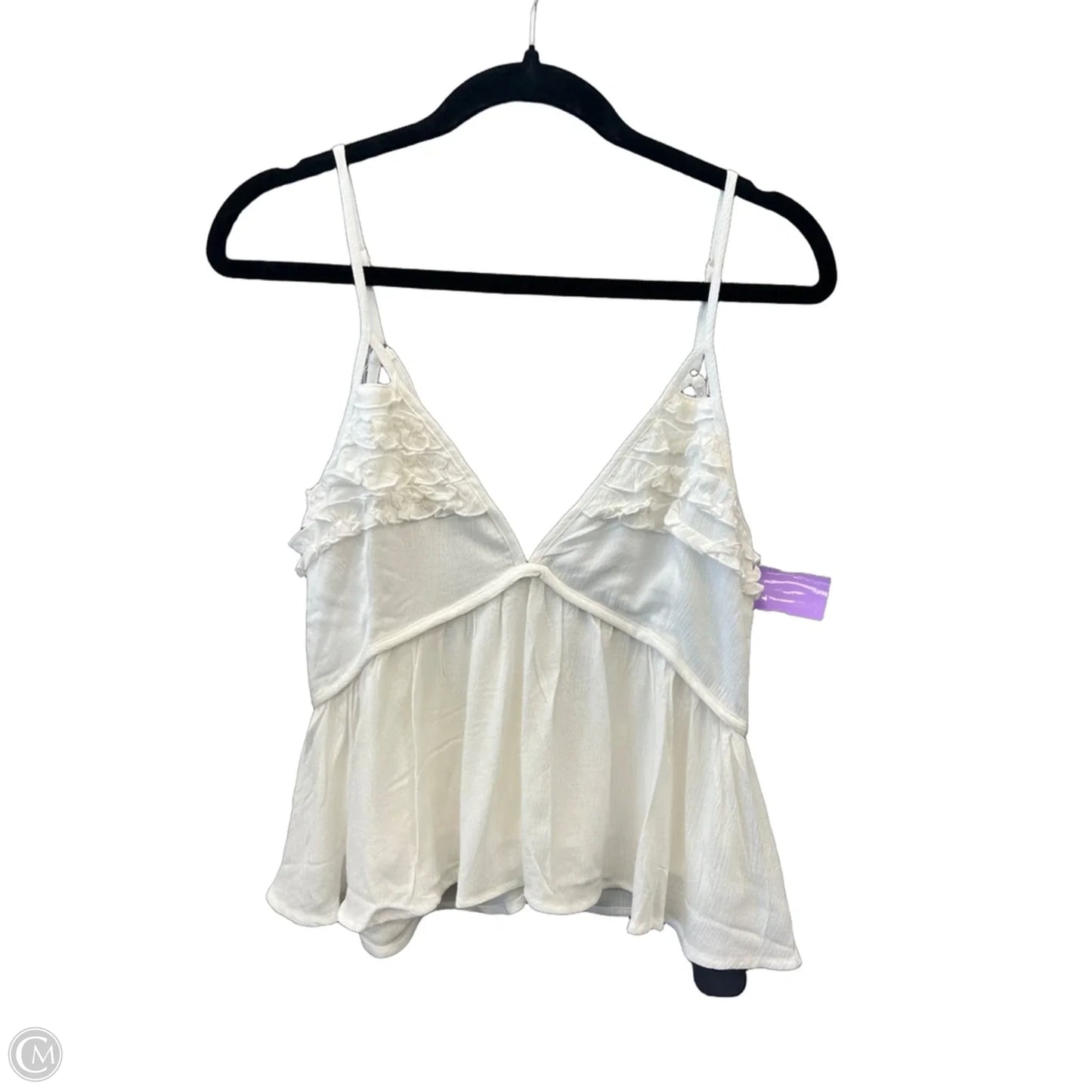 Top Sleeveless By Papermoon In White, Size: S