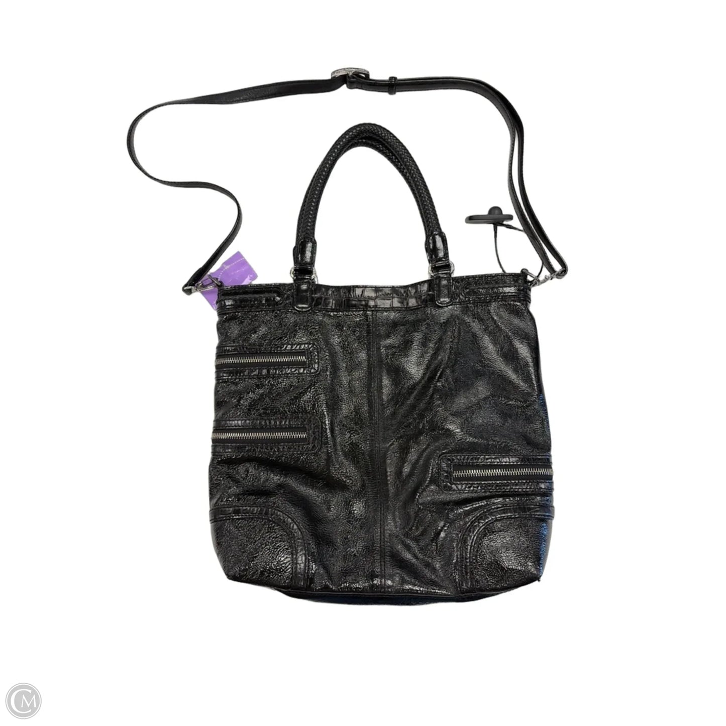 Handbag Leather By Brighton, Size: Medium