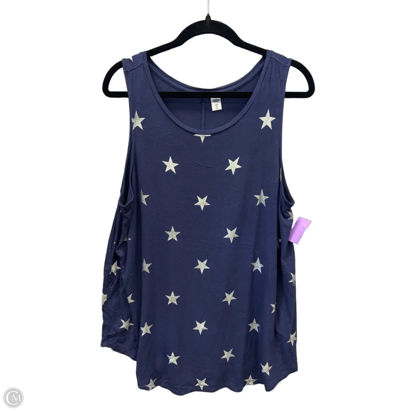 Top Sleeveless By Old Navy In Blue, Size: Xl