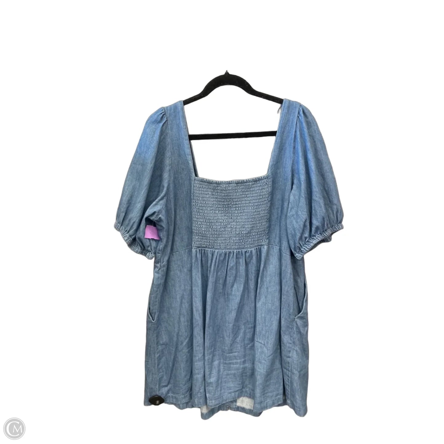 Dress Casual Short By Old Navy In Blue Denim, Size: 2x