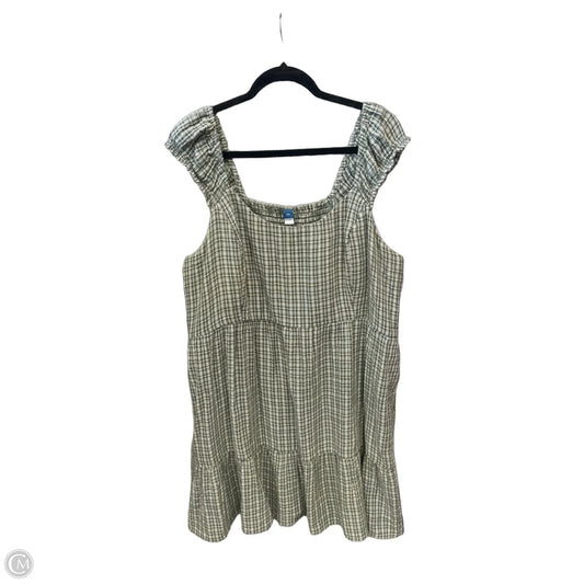 Dress Casual Short By Old Navy In Green, Size: Xxl