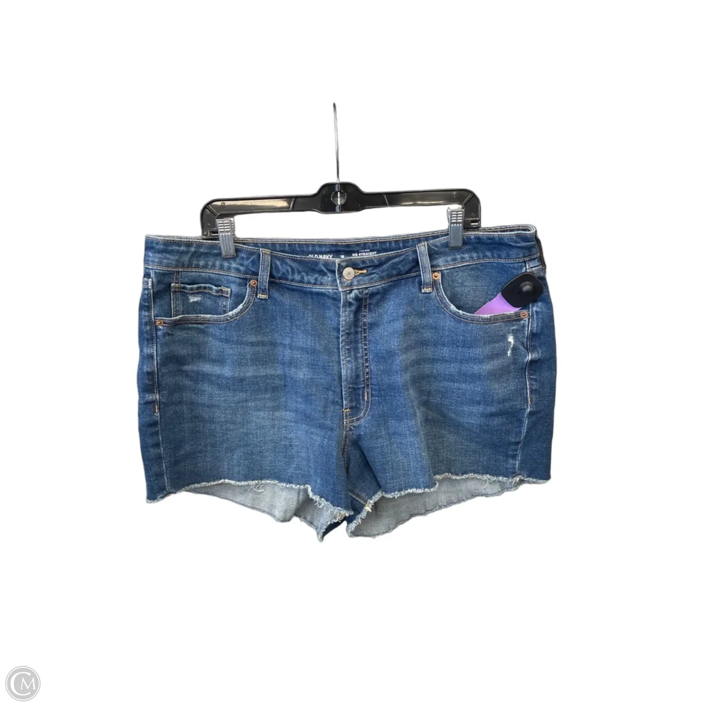 Shorts By Old Navy In Blue Denim, Size: 18