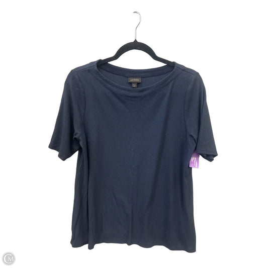 Top Short Sleeve By J. Jill In Navy, Size: Mp