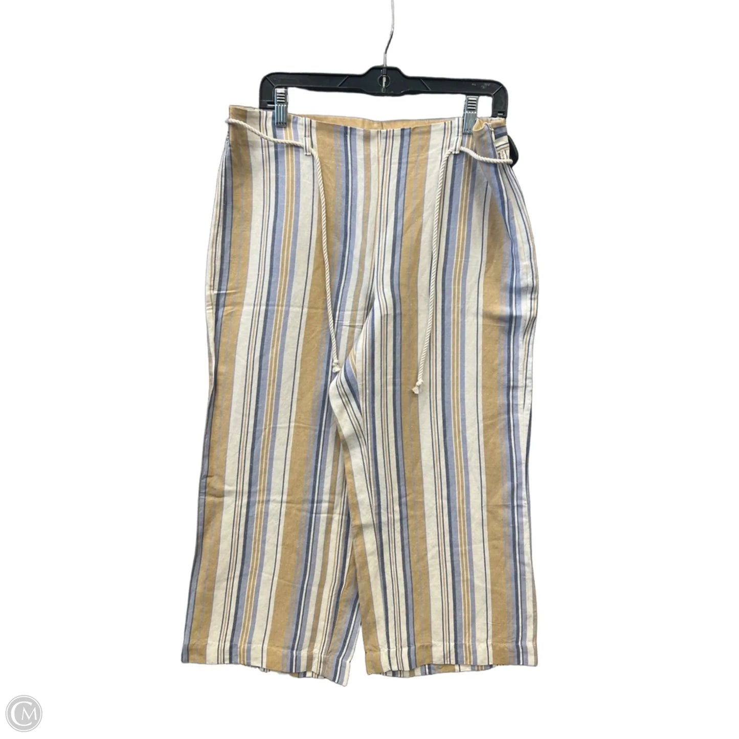 Pants Linen By J. Jill In Striped Pattern, Size: 10p