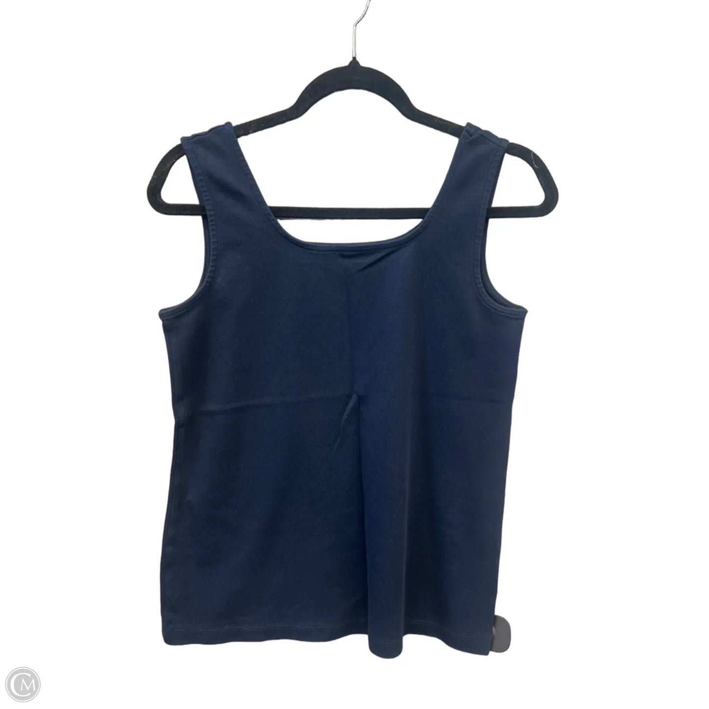 Top Sleeveless Basic By Lands End In Navy, Size: M