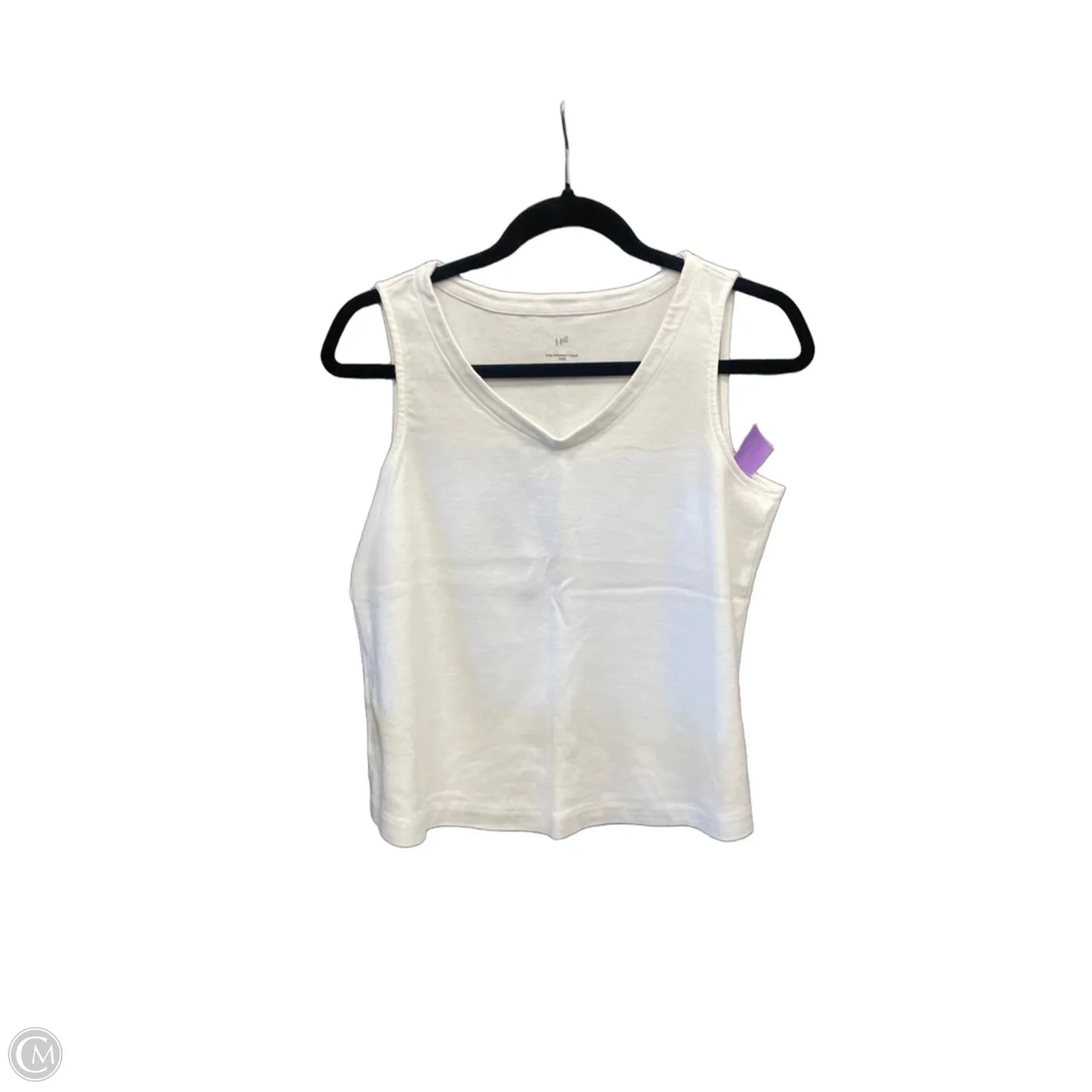 Top Sleeveless Basic By J. Jill In White, Size: Mp