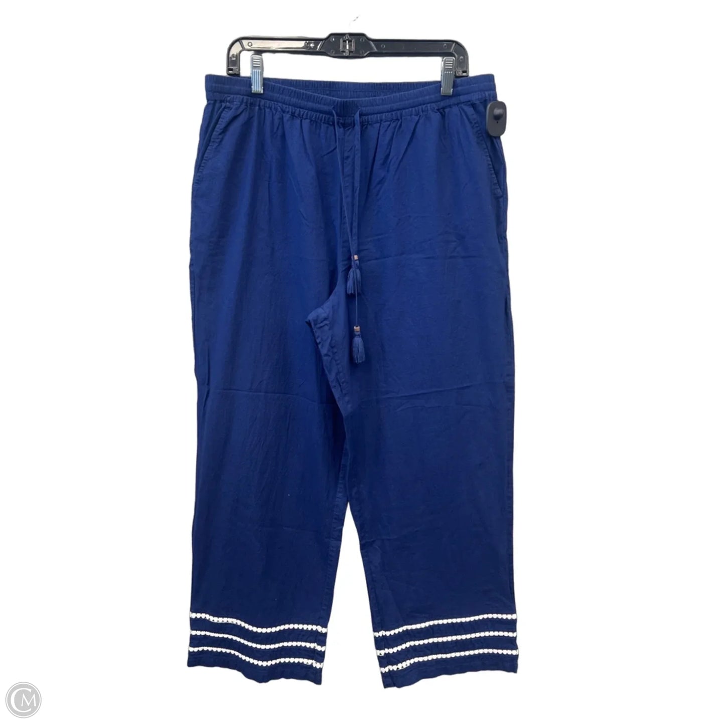 Swimwear Cover-up By Talbots In Blue, Size: L