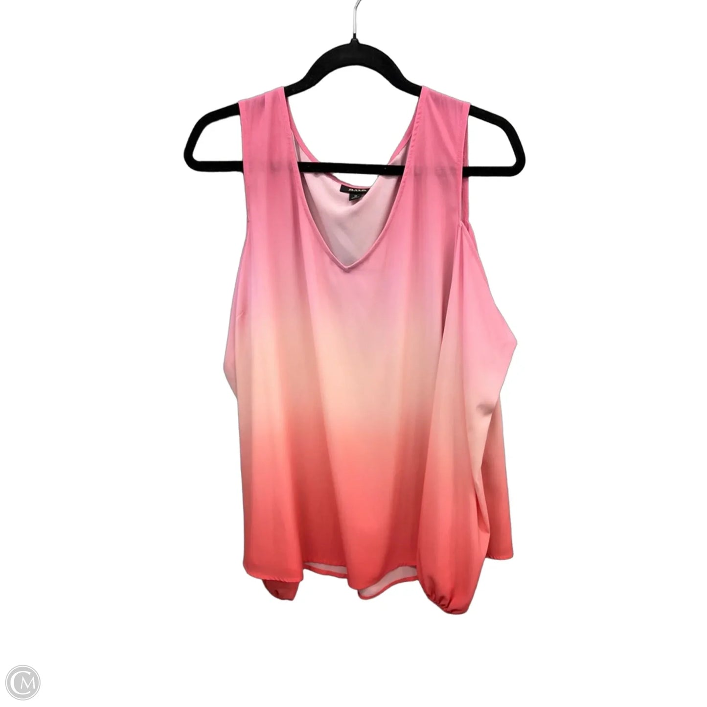 Blouse Long Sleeve By Ana In Pink, Size: 1x