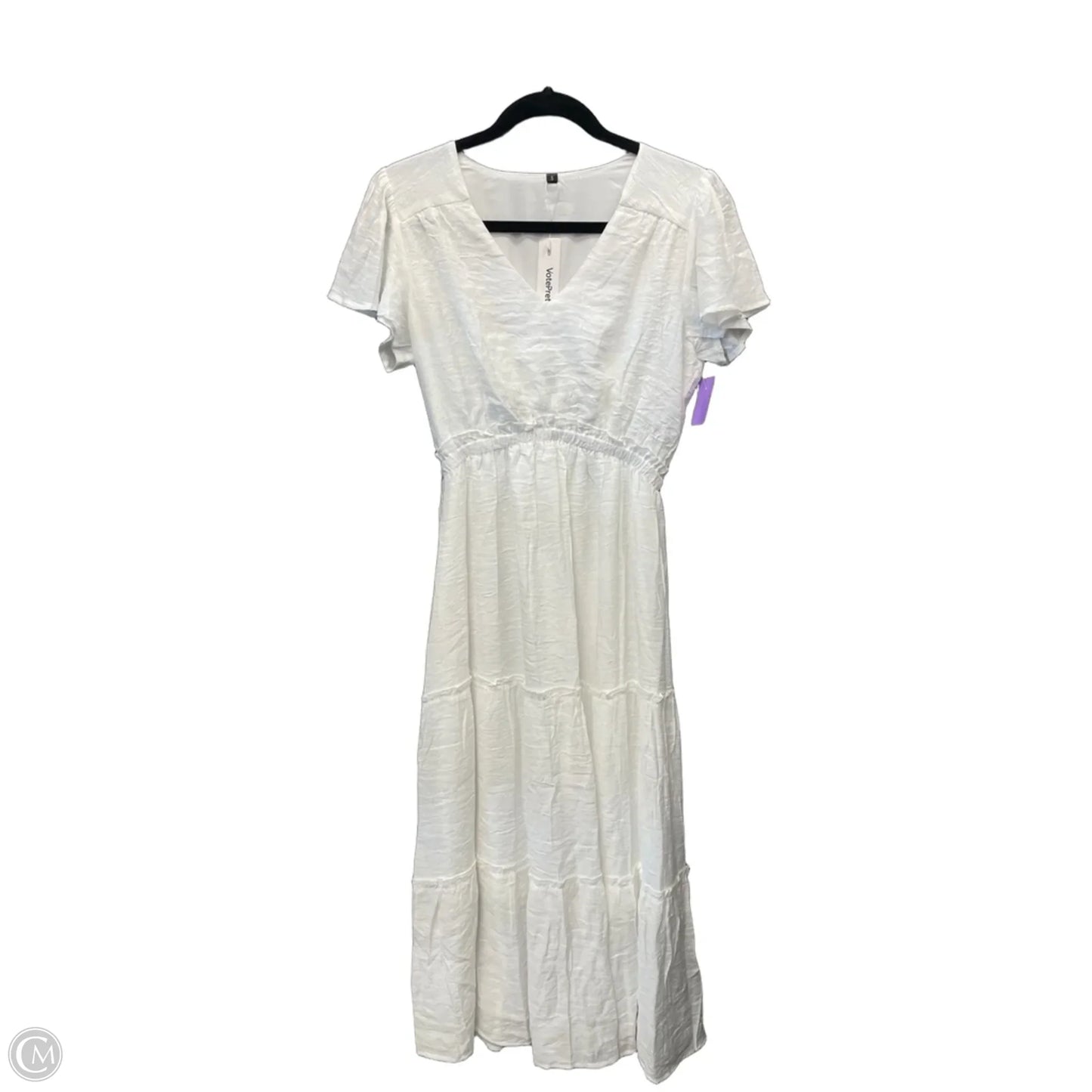 Dress Casual Maxi By Clothes Mentor In White, Size: S