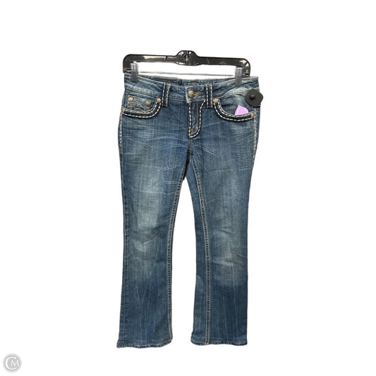Jeans Boot Cut By Miss Me In Blue Denim, Size: 4