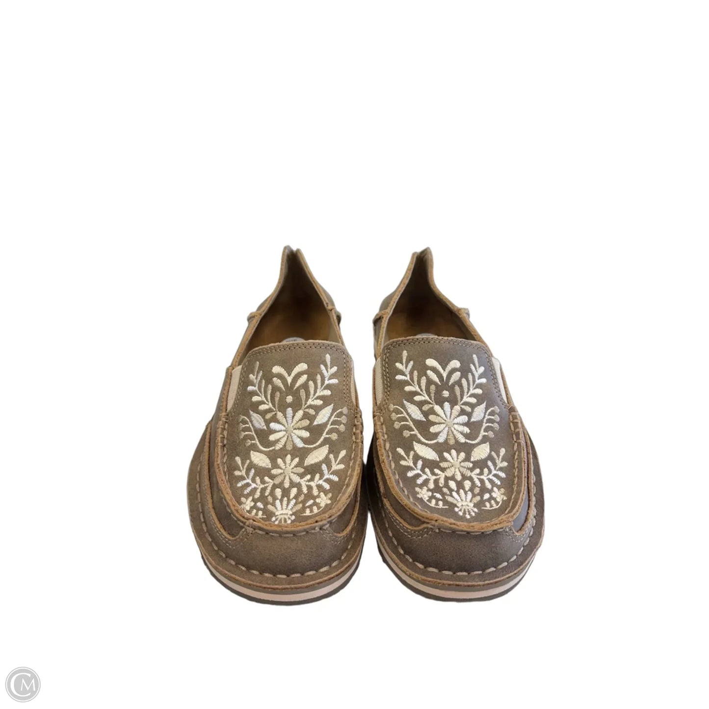 Shoes Flats By Ariat In Brown, Size: 8
