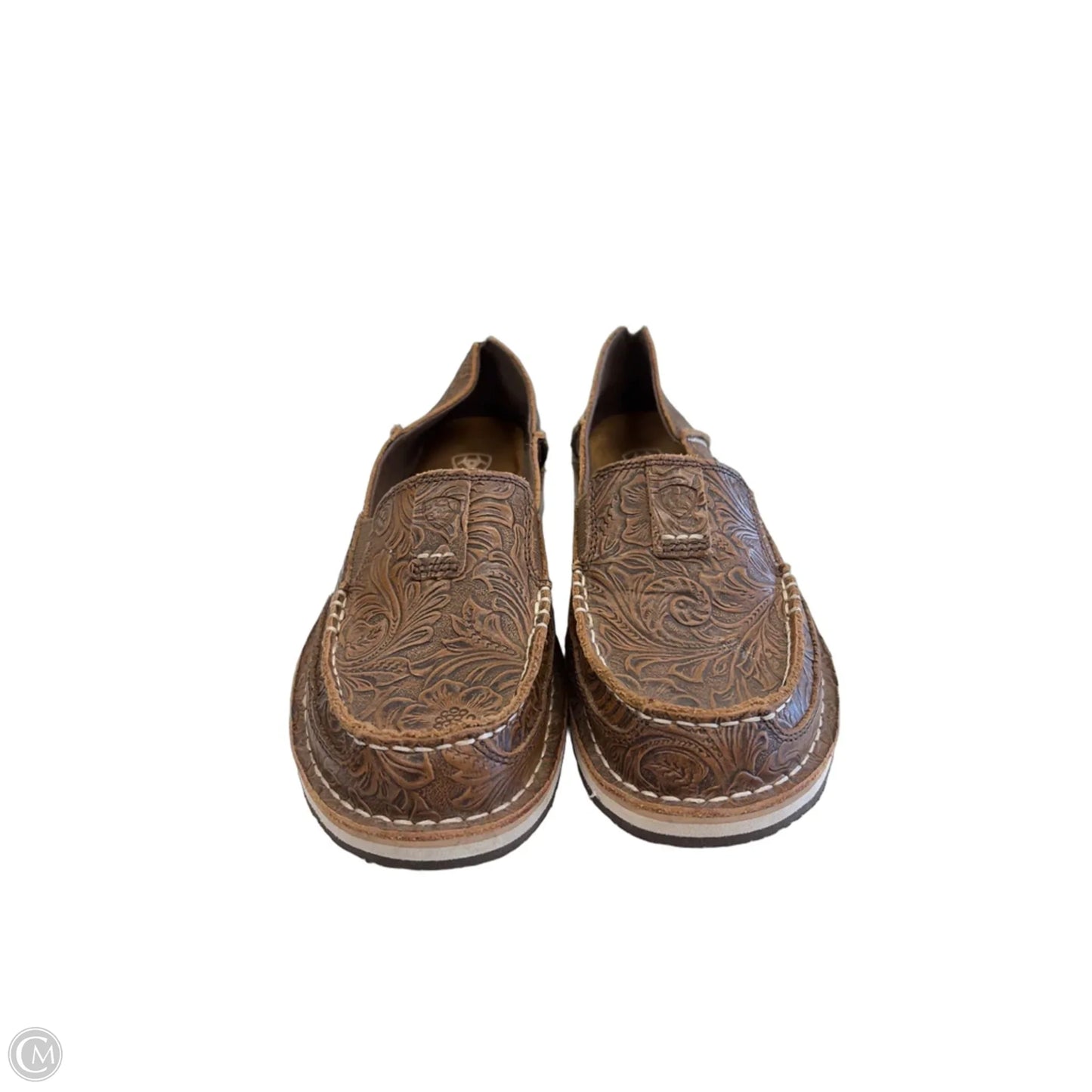 Shoes Flats By Ariat In Brown, Size: 8