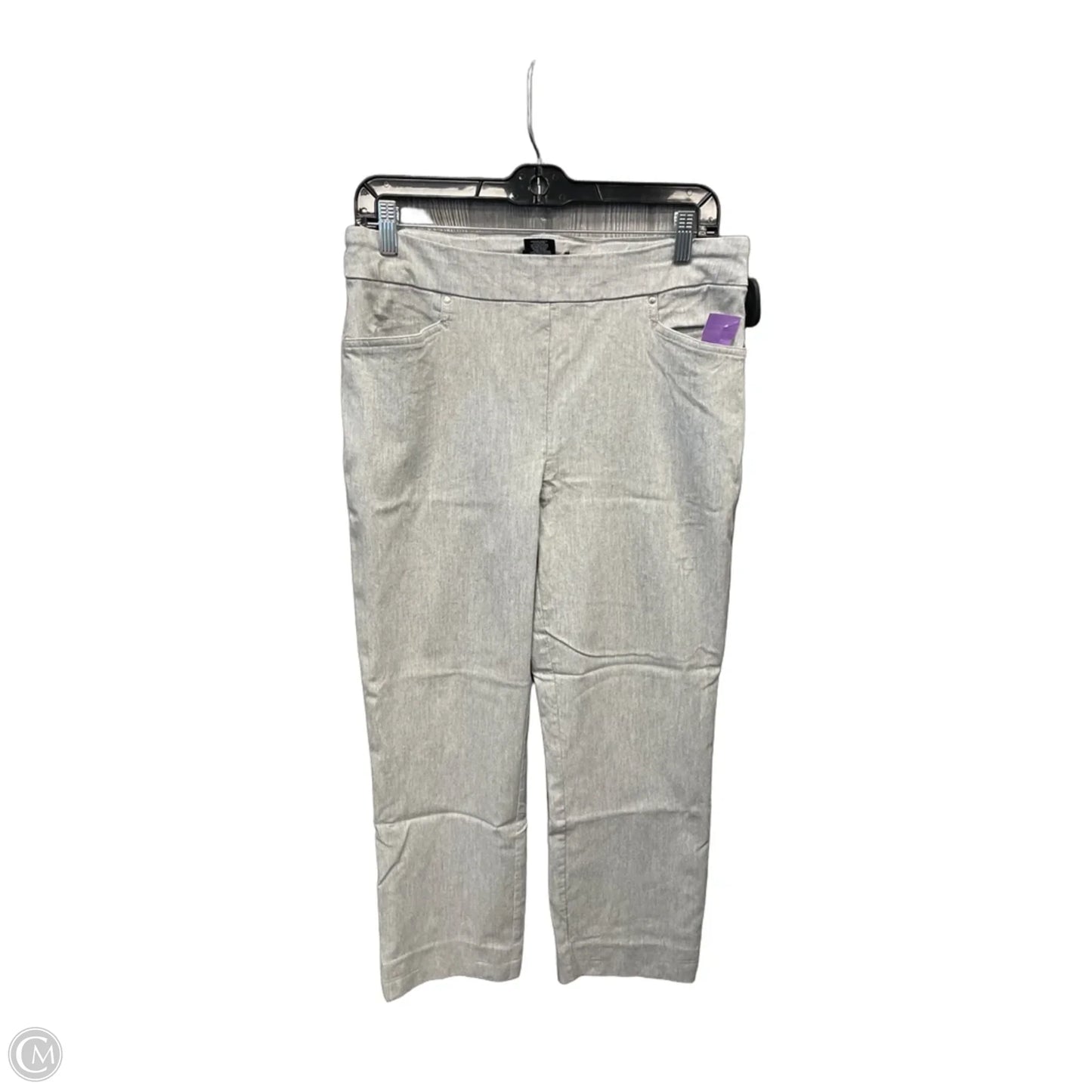 Pants Cropped By Hilary Radley In Grey, Size: 12