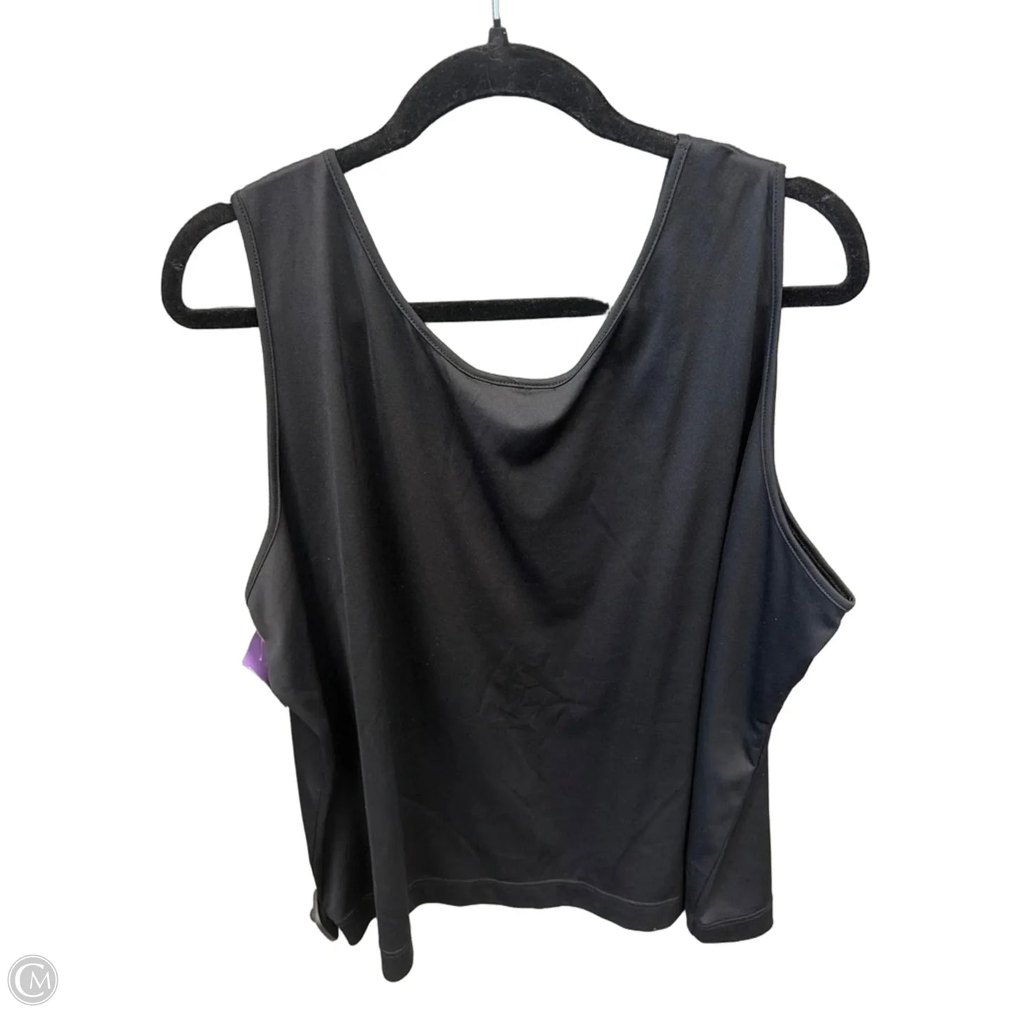 Top Sleeveless Basic By Loft In Black, Size: 3x