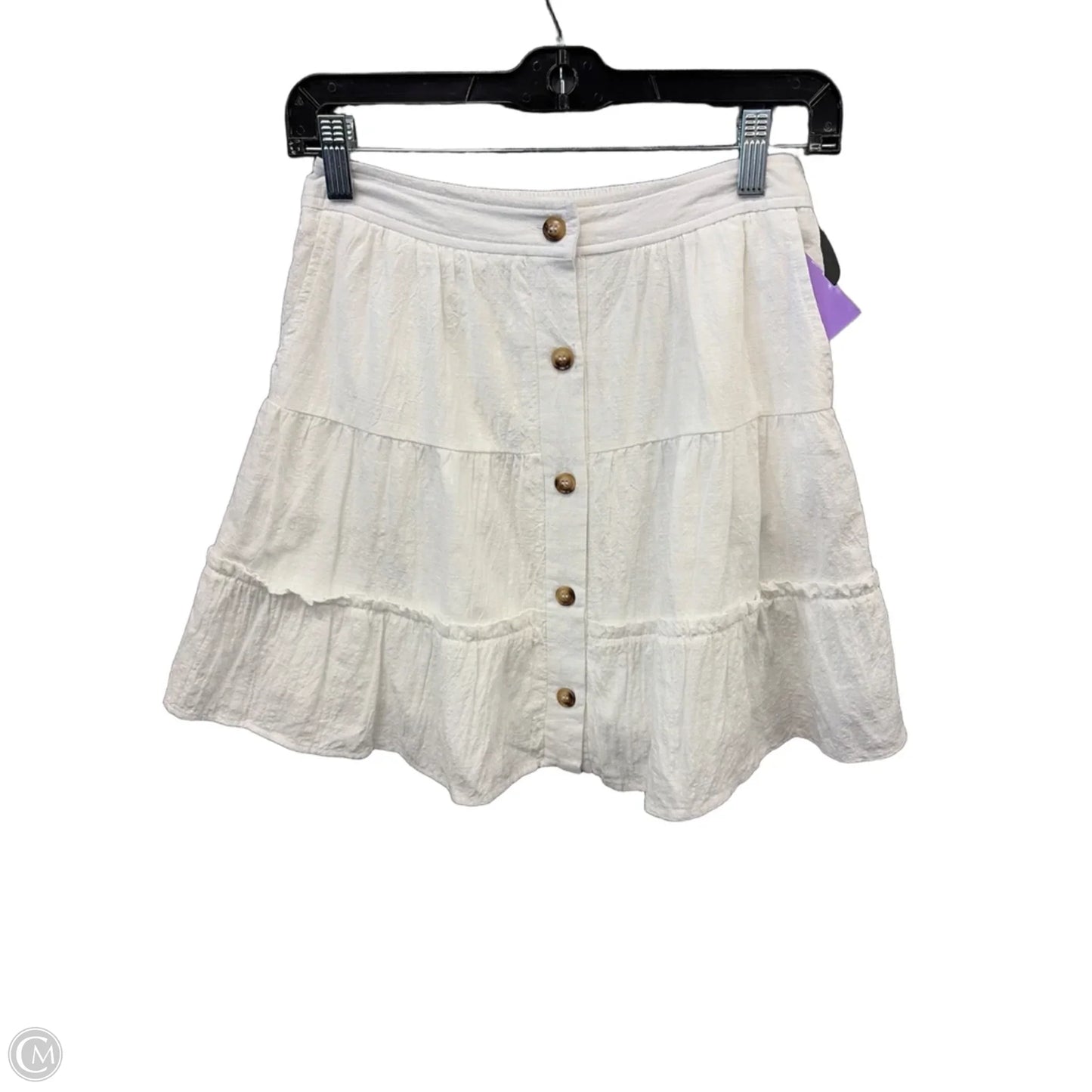 Skirt Mini & Short By New In In White, Size: 4