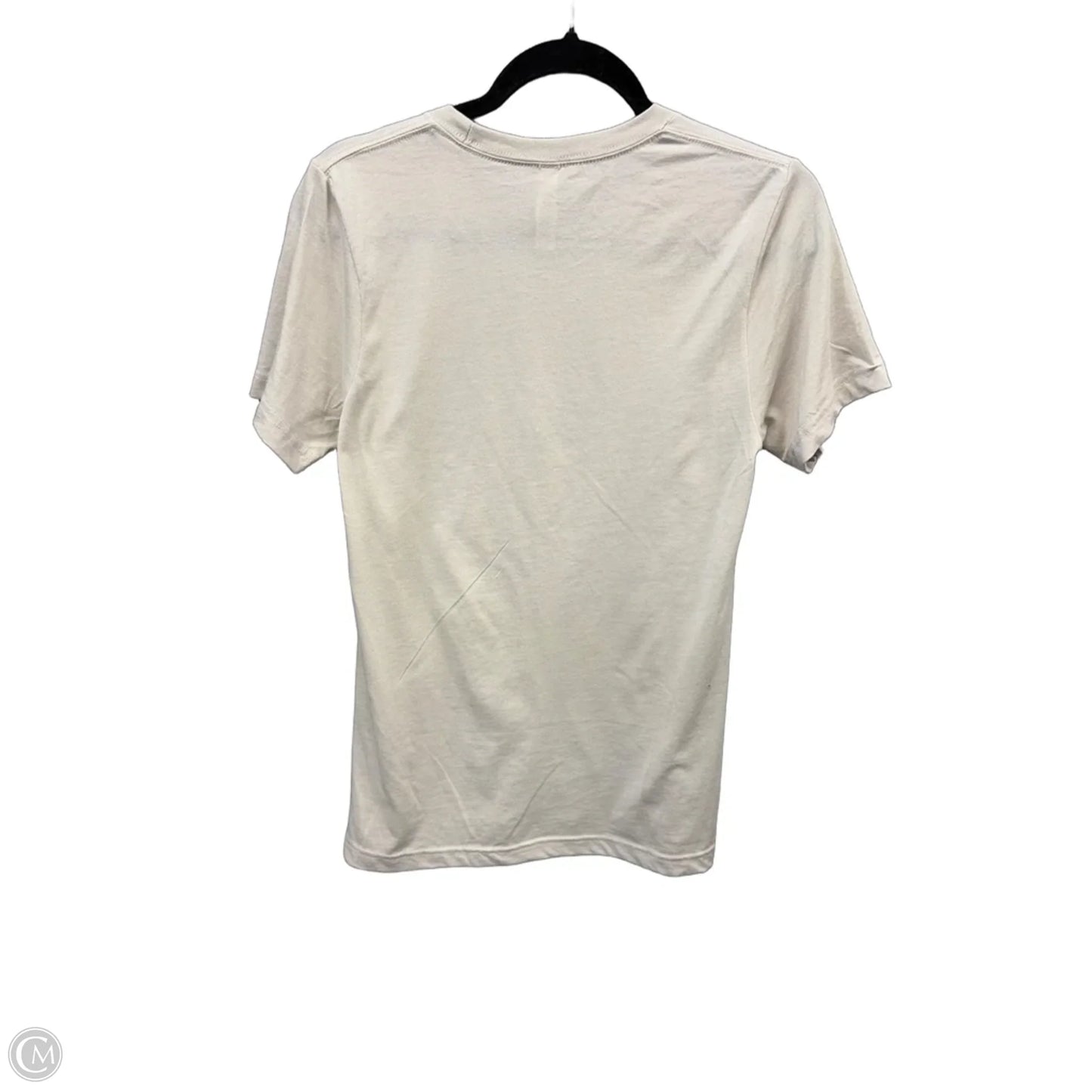 Top Short Sleeve By Canvas In Tan, Size: S