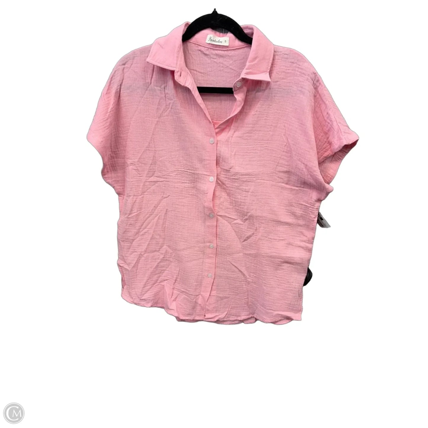 Top Short Sleeve By Clothes Mentor In Pink, Size: S