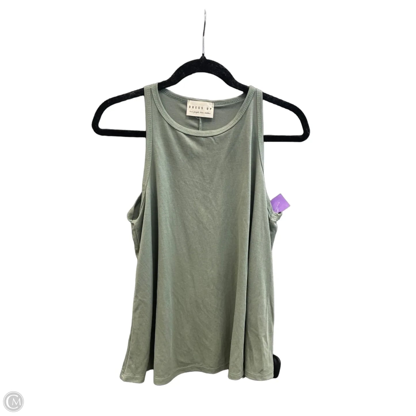 Top Sleeveless Basic By Dress Up In Green, Size: S