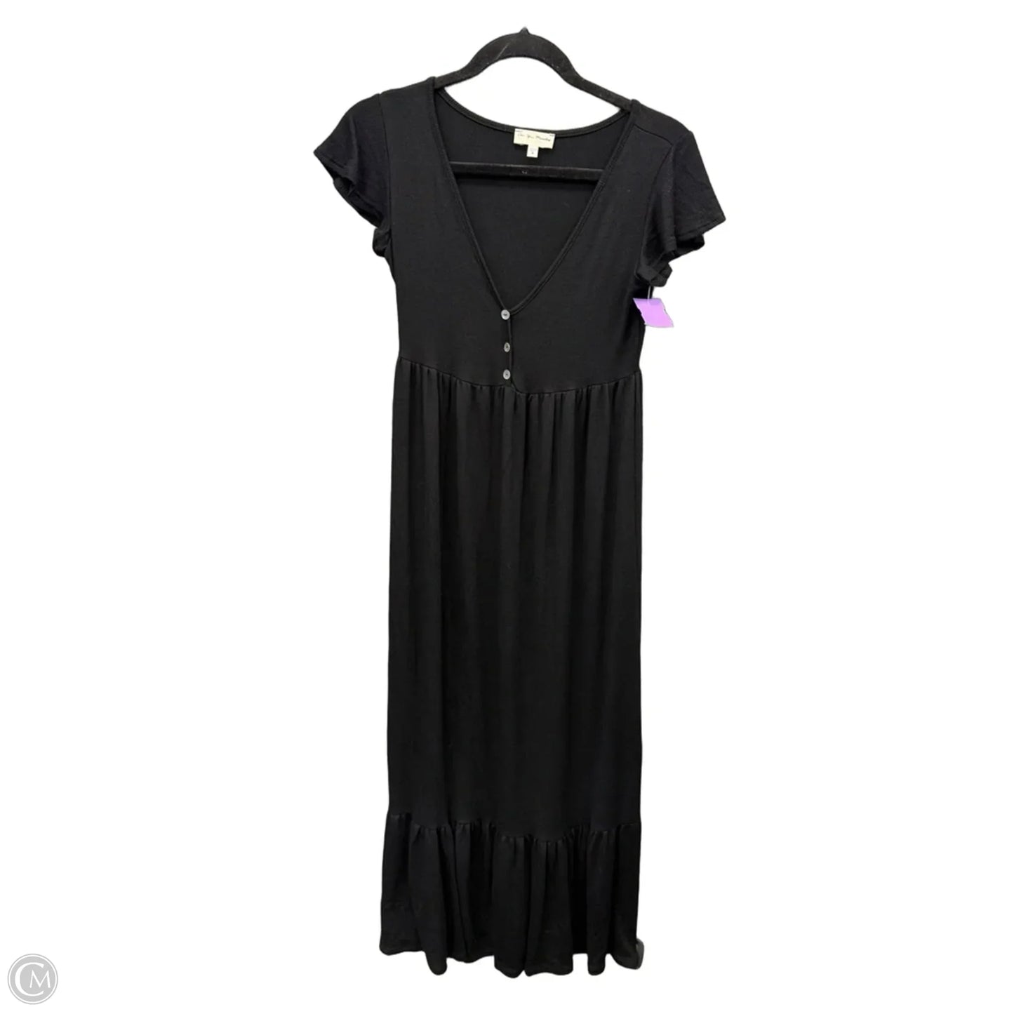 Dress Casual Maxi By See You Monday In Black, Size: S