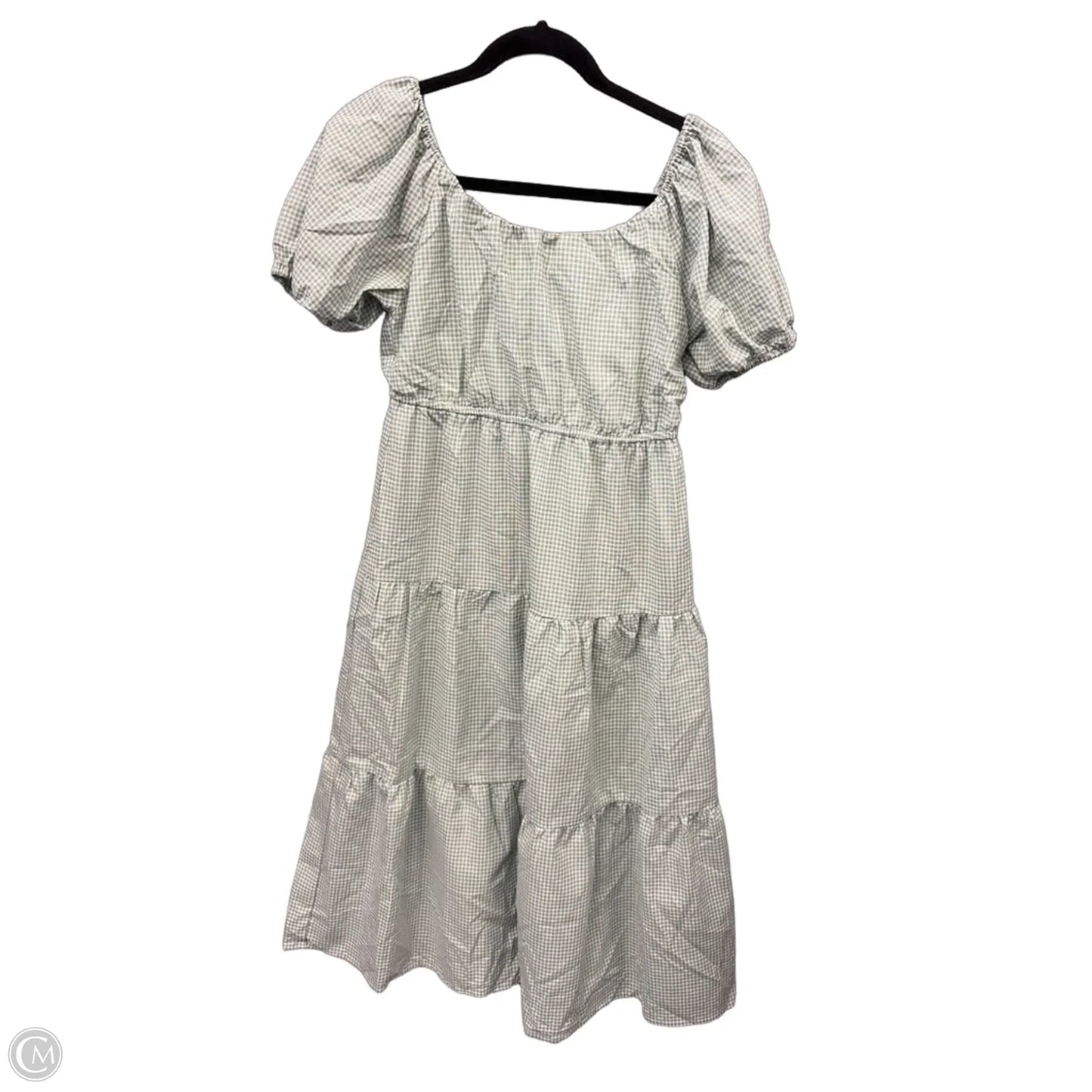 Dress Casual Midi By She + Sky In Plaid Pattern, Size: S
