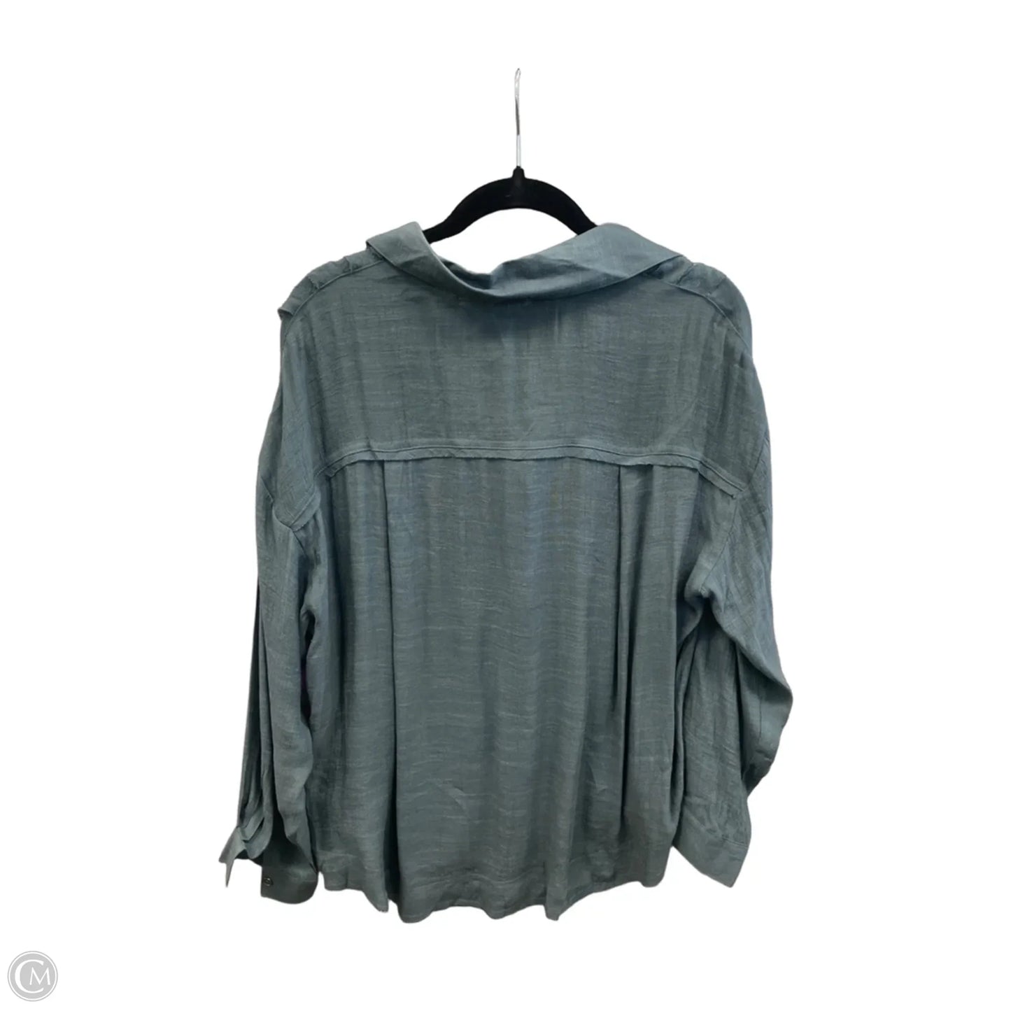 Top Long Sleeve By Listicle In Green, Size: S