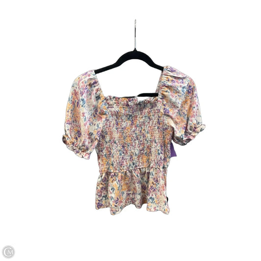 Top Short Sleeve By Hayden La In Multi-colored, Size: S
