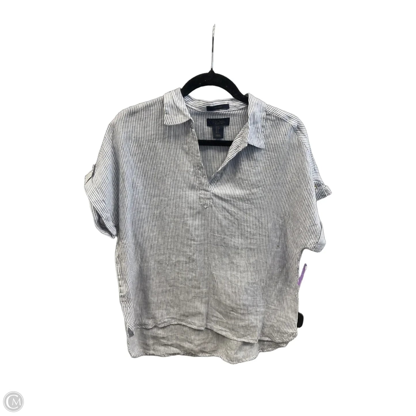 Top Short Sleeve By Rachel Roy In Striped Pattern, Size: S