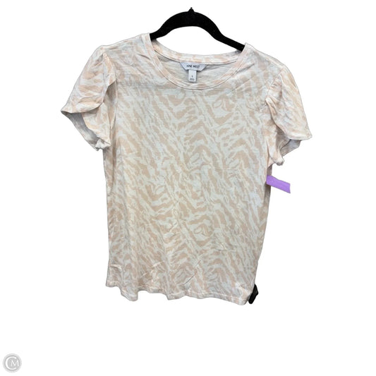 Top Short Sleeve By Nine West In Pink, Size: S