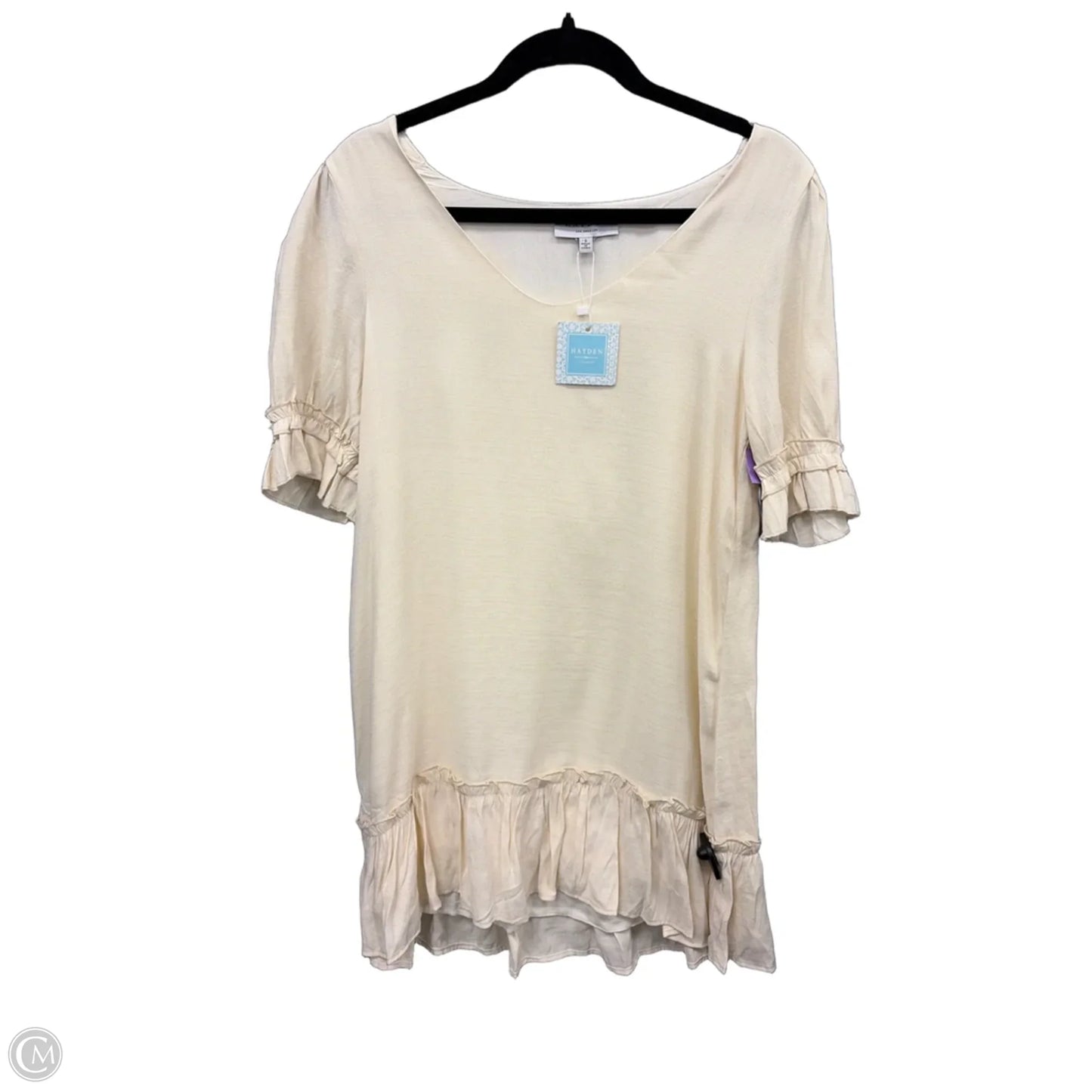 Dress Casual Short By Hayden La In Cream, Size: S