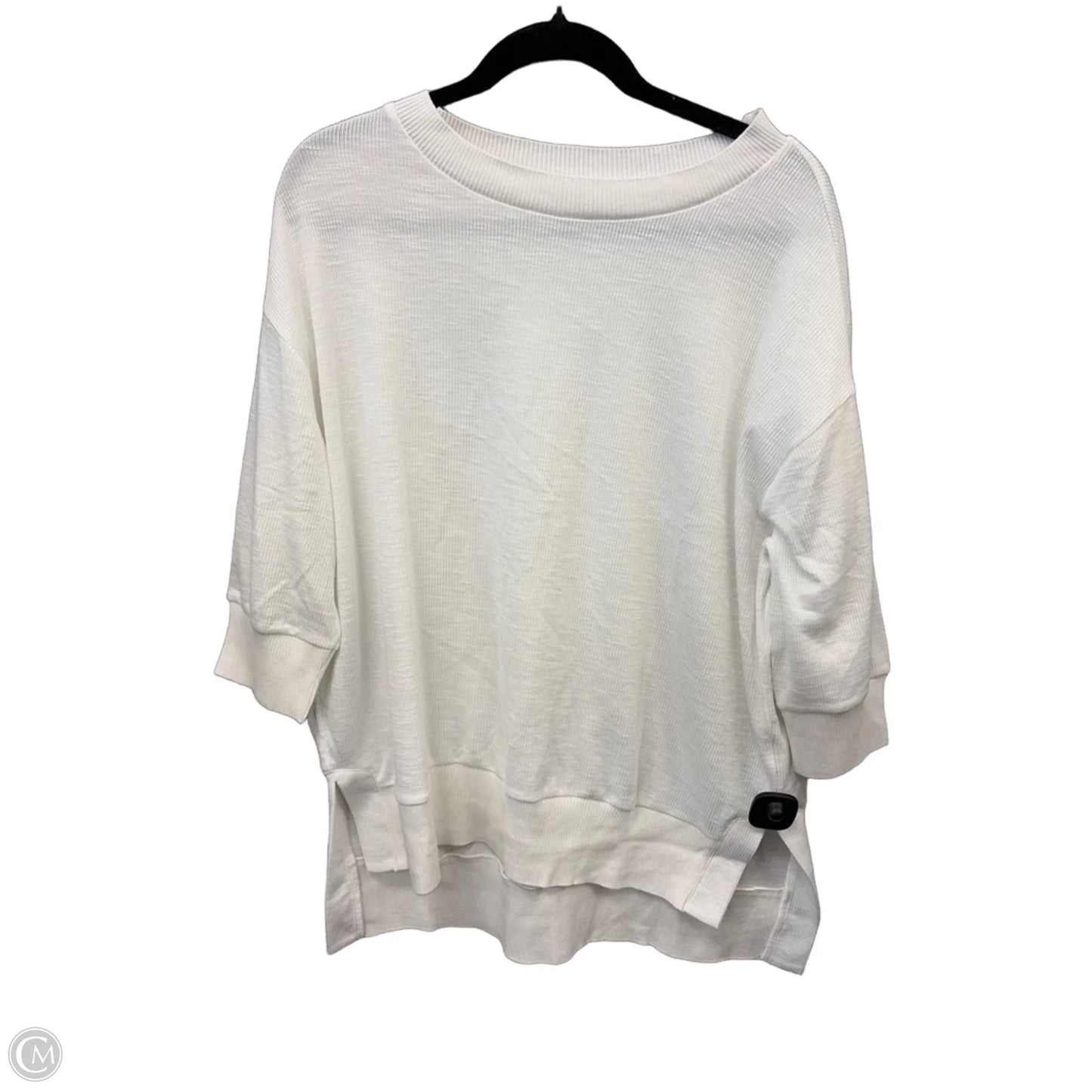 Tunic 3/4 Sleeve By Polagram In White, Size: S